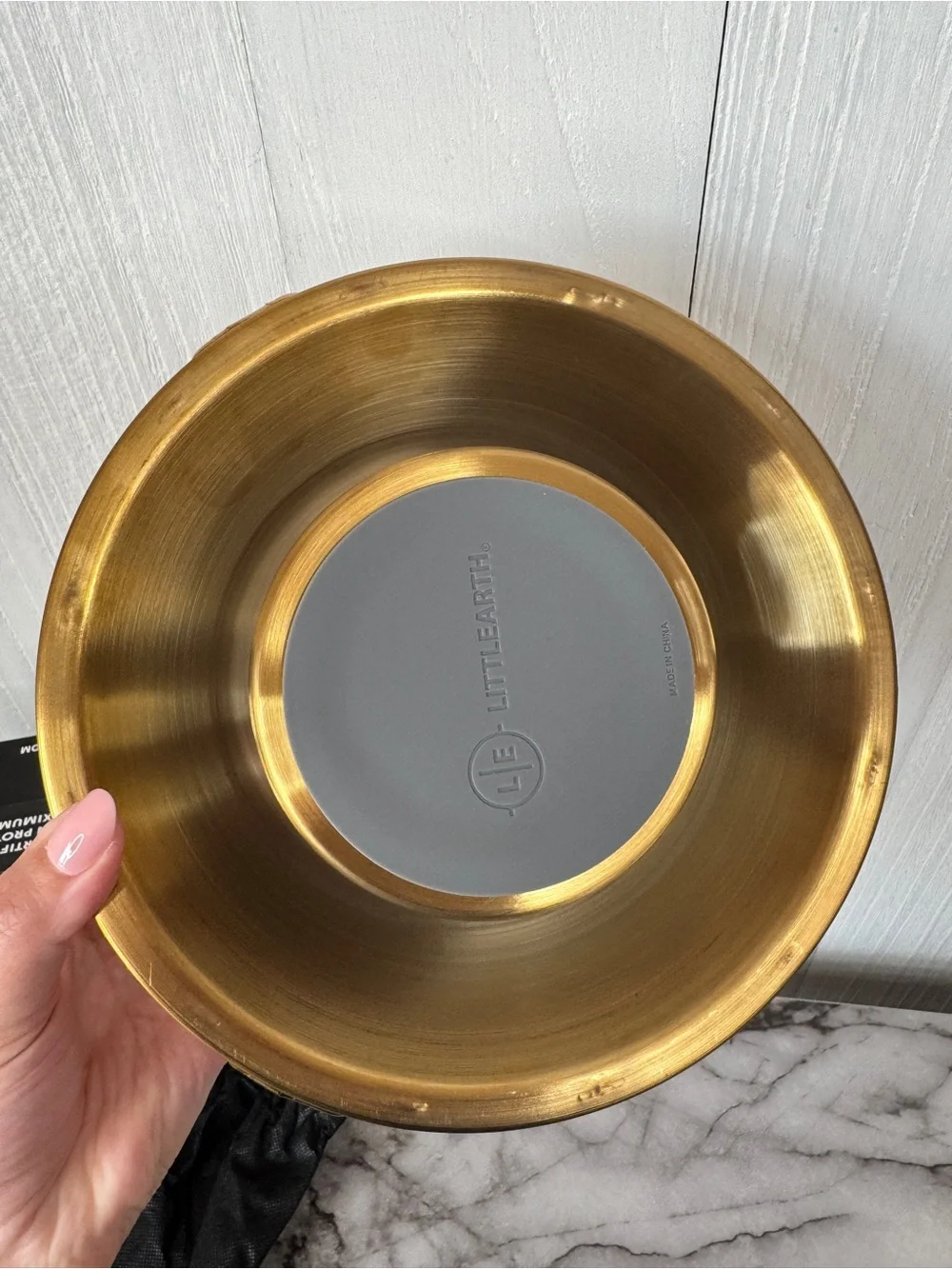 Snoop Doggie Doggs Off the Chain Deluxe Gold Pet Bowl, 1 Cup